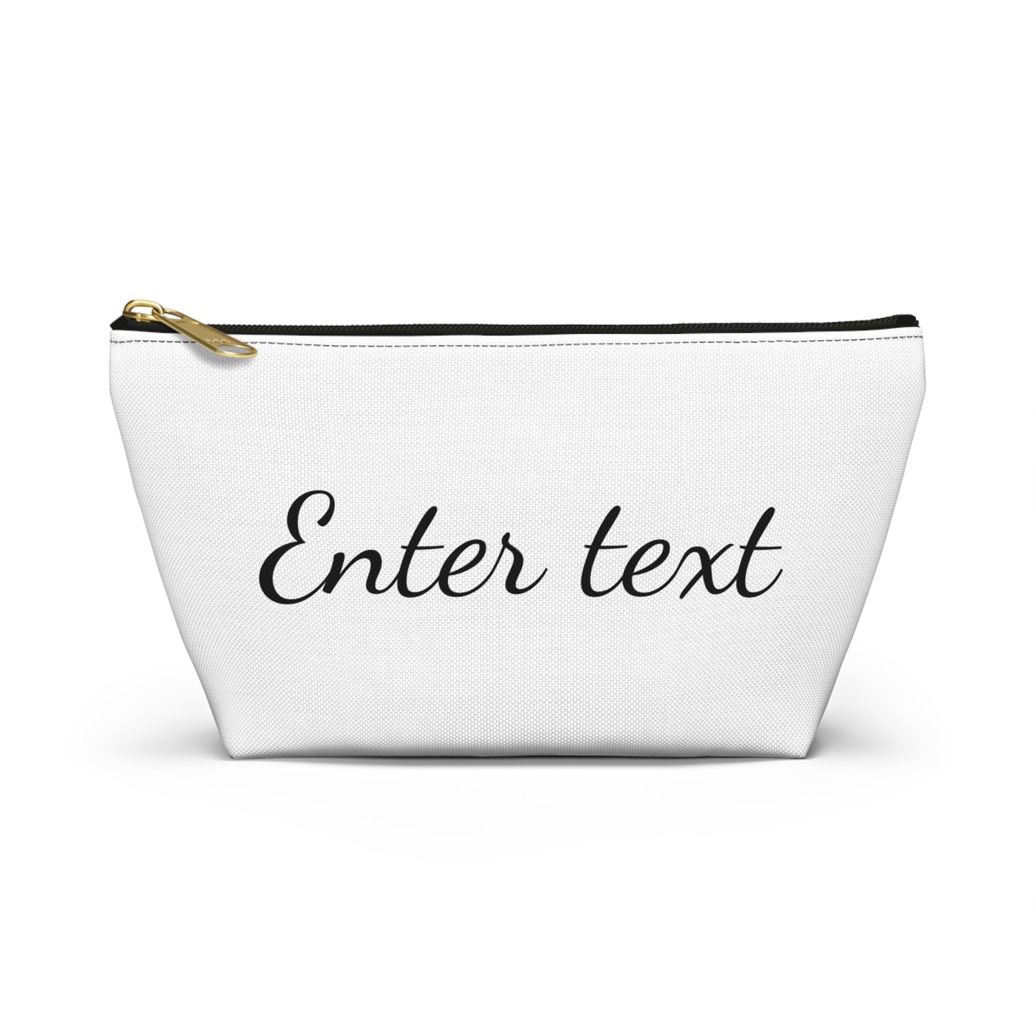 Personalized Accessory Pouch – T‑Bottom Makeup & Travel Bag