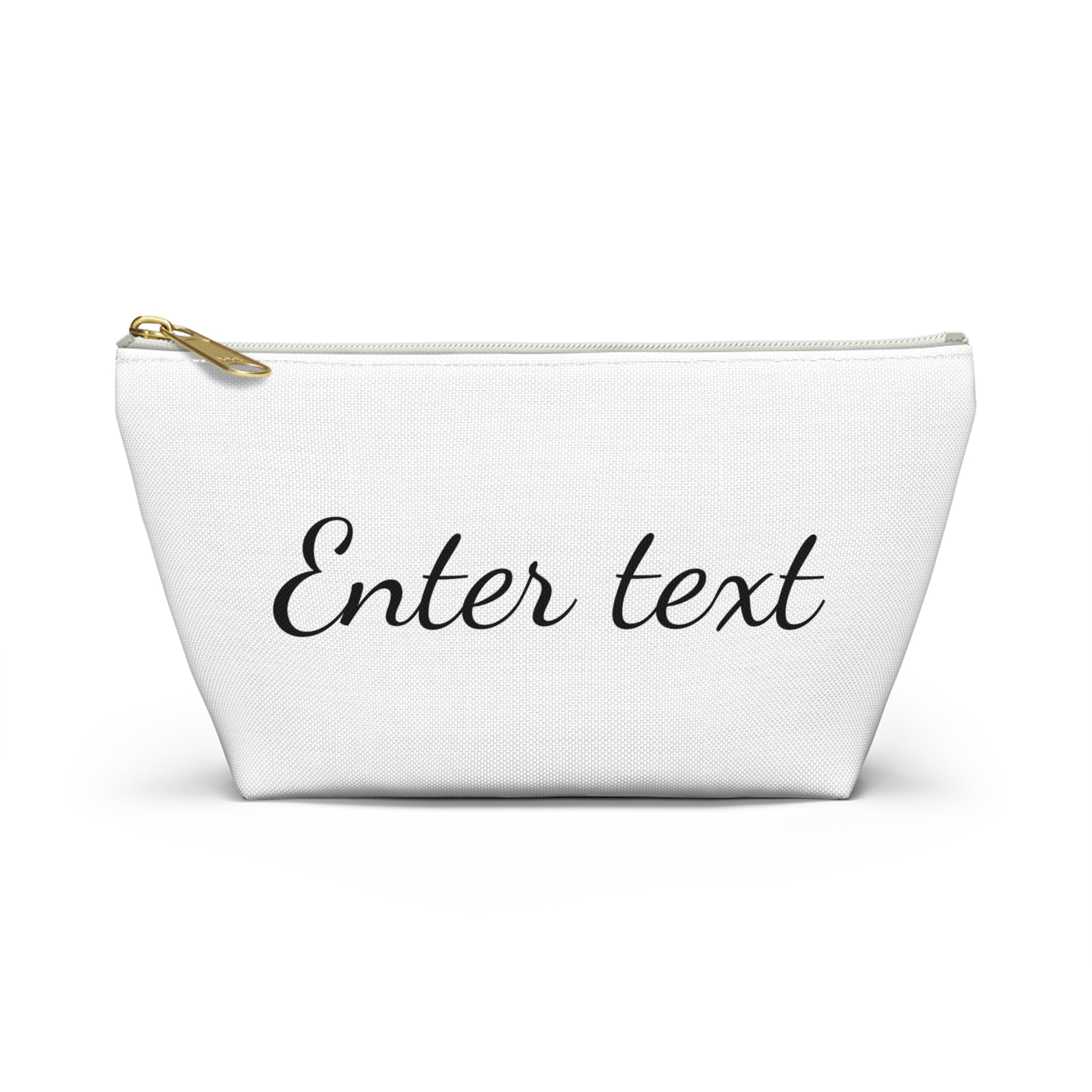 Personalized Accessory Pouch – T‑Bottom Makeup & Travel Bag
