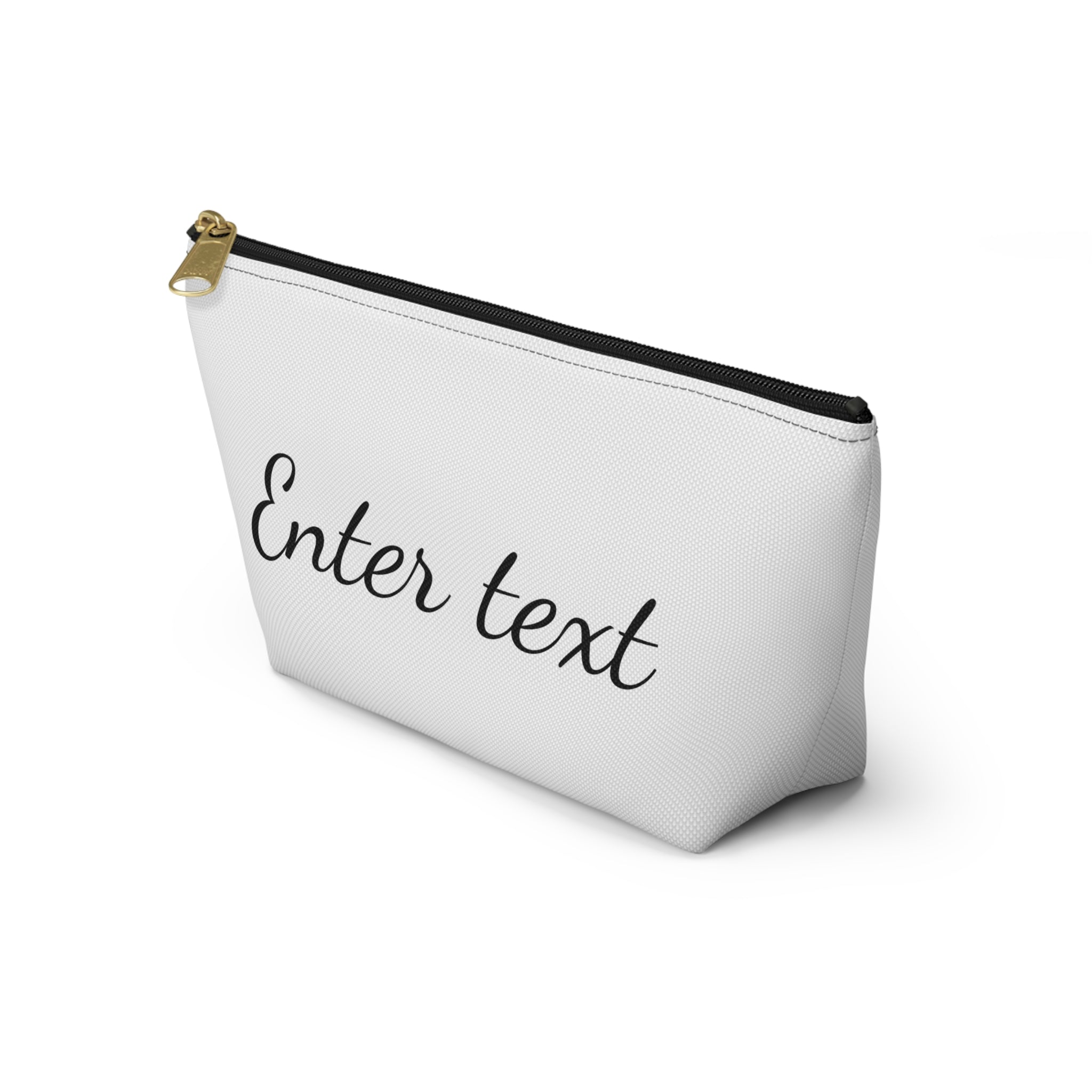 Personalized Accessory Pouch – T‑Bottom Makeup & Travel Bag