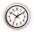 Learn-to-Tell Time Wall Clock — Number & Word Learning Clock for Kids