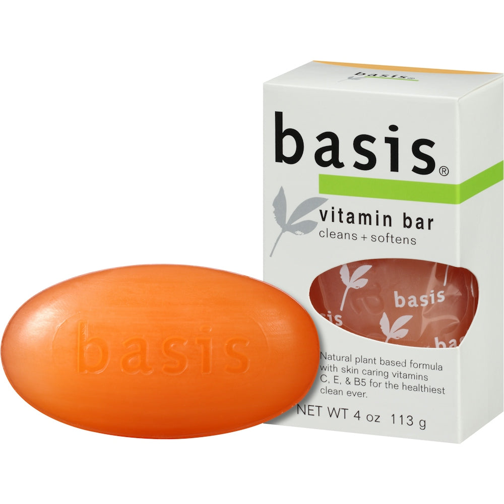 Basis Sensitive Skin Bar Soap, Cleaner Clean Face Wash – 4 oz