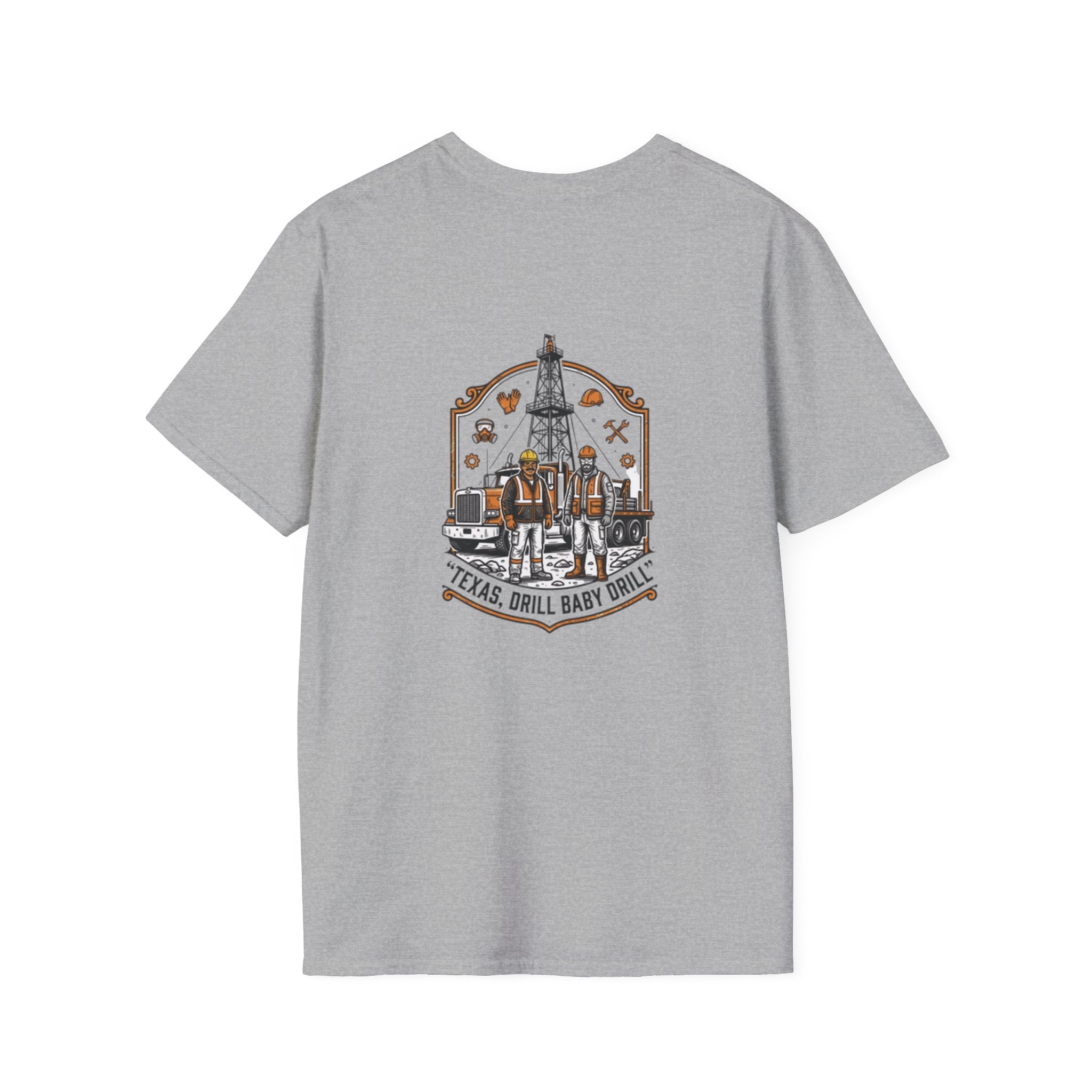 Drilling Rig Texas T-Shirt — 'Texas Drill Baby Drill' Oilfield Tee