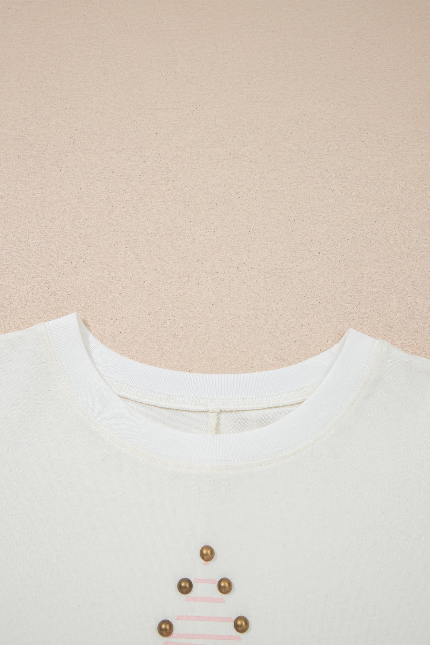 Western Star Studded Detail Short Sleeve Top