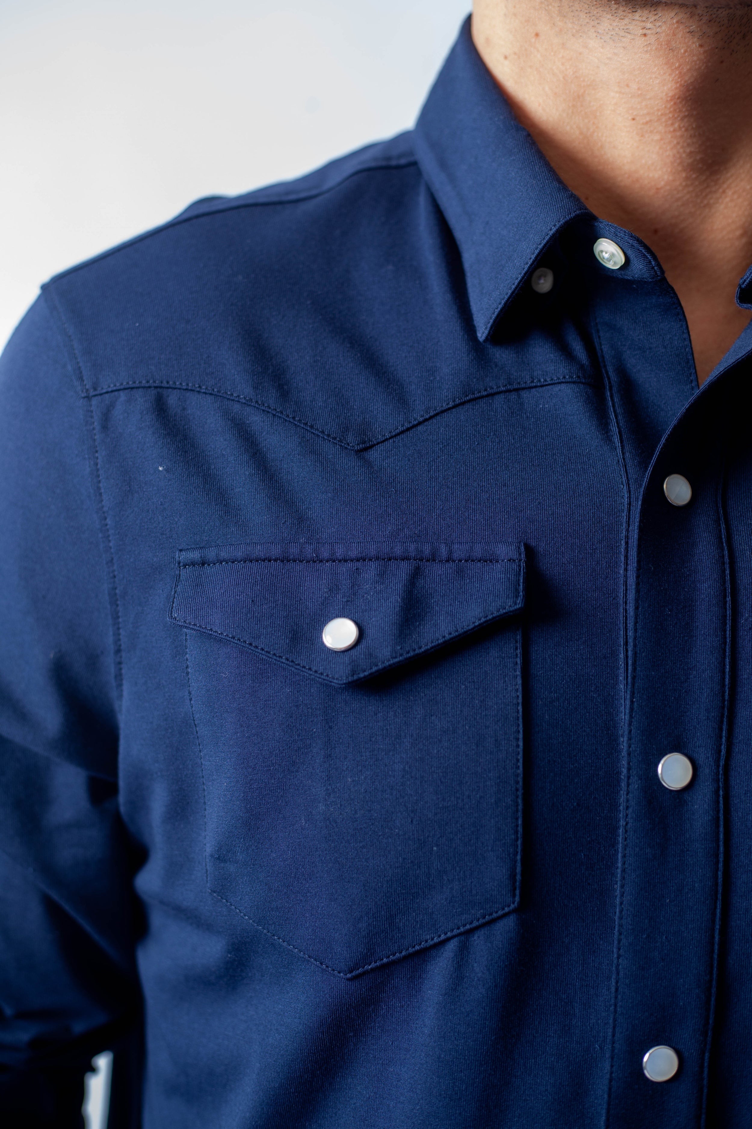 Buki’s Cinqo Western Tech Shirt - Navy