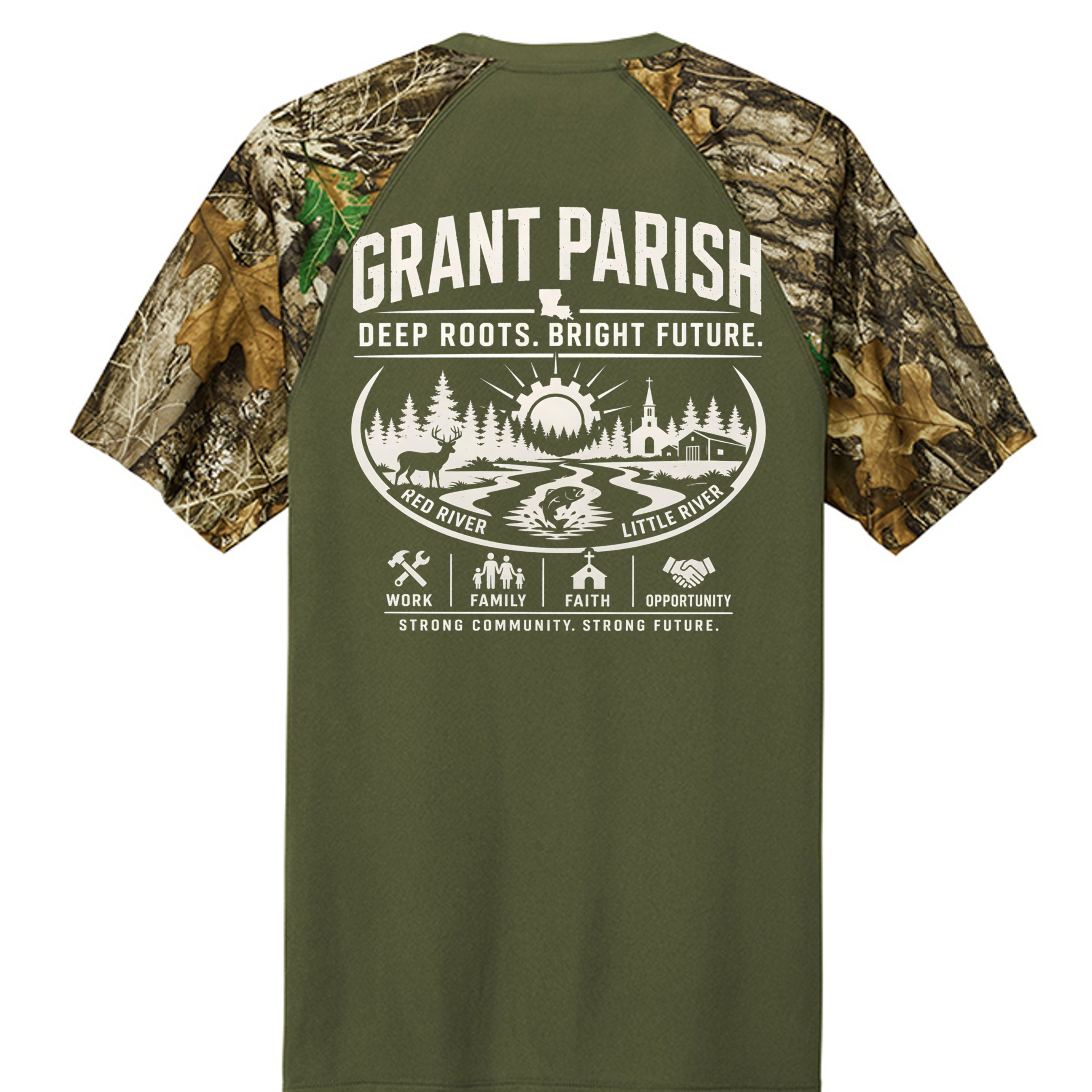 Olive Drab Green/ Realtree Edge - RU151 - BACK