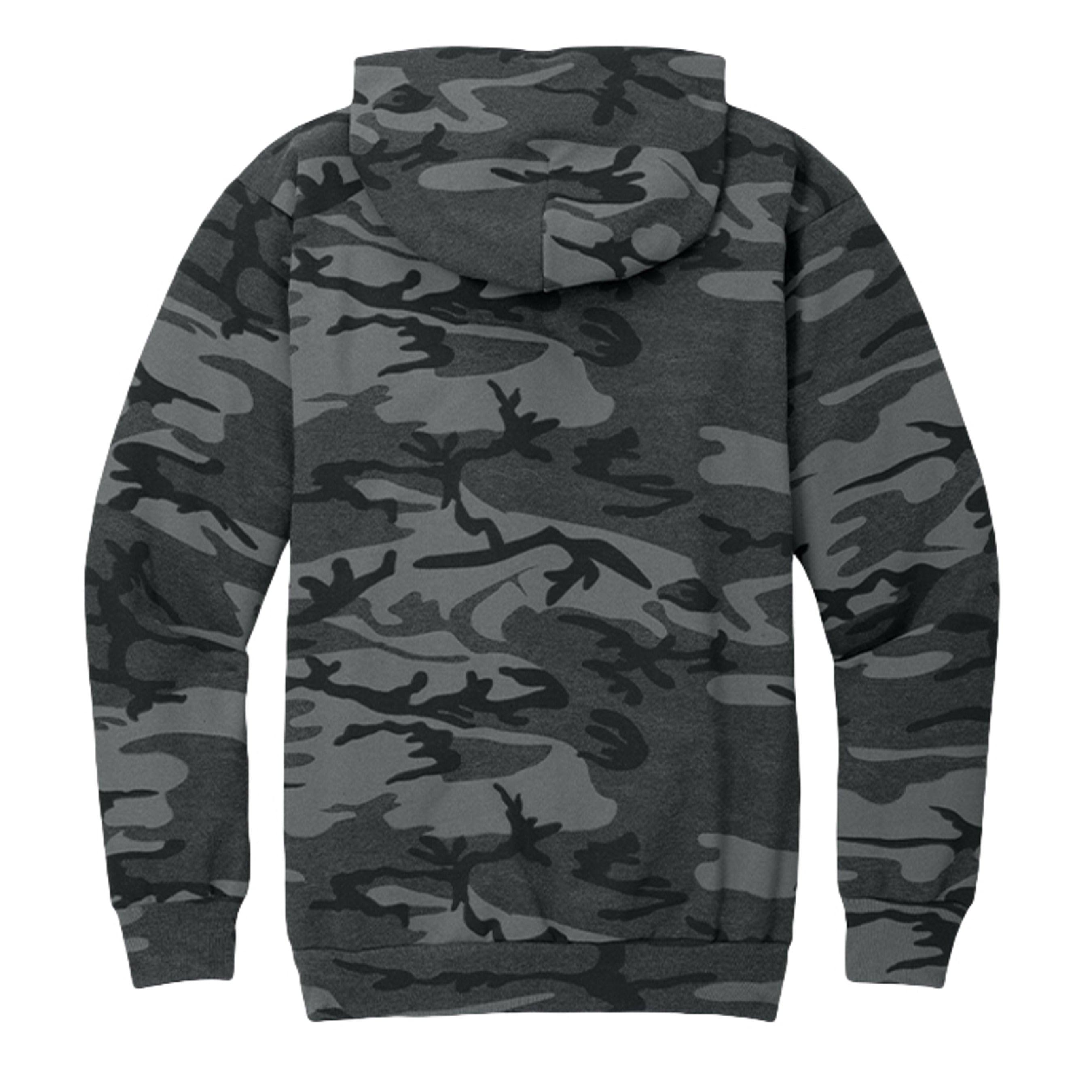Black Heather Camo - PC78HC - BACK